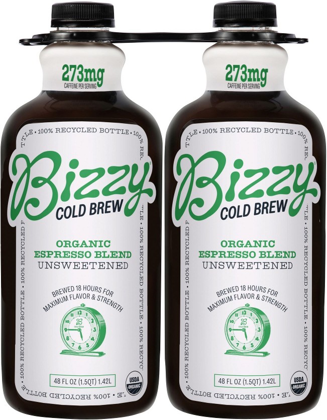 Organic Cold Brew Coffee, Espresso Blend, 2 pk./48 oz.