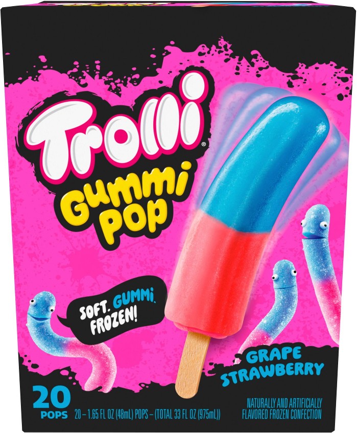 Grape Strawberry Frozen Gummi Pop, 20 ct./1.65 fl. oz.