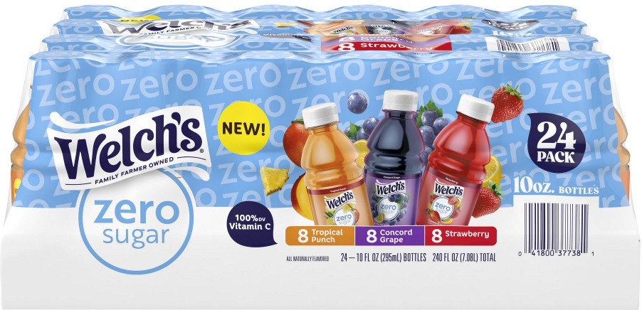 Zero Sugar Juice Variety Pack, Bottles, 24 ct./10 fl. oz.