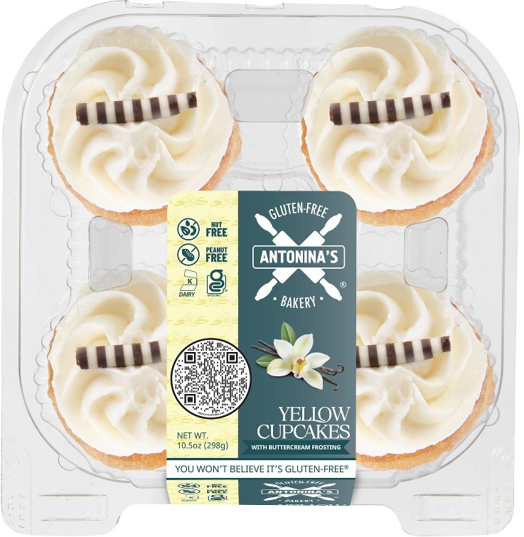 Gluten Free Yellow Cupcakes, 4 ct.