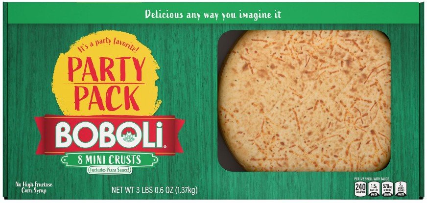 8" Original Mini Pizza Crusts, Readyâ€‘Made Plain Cooked Pizza Dough, Multi-Pack 8 ct.