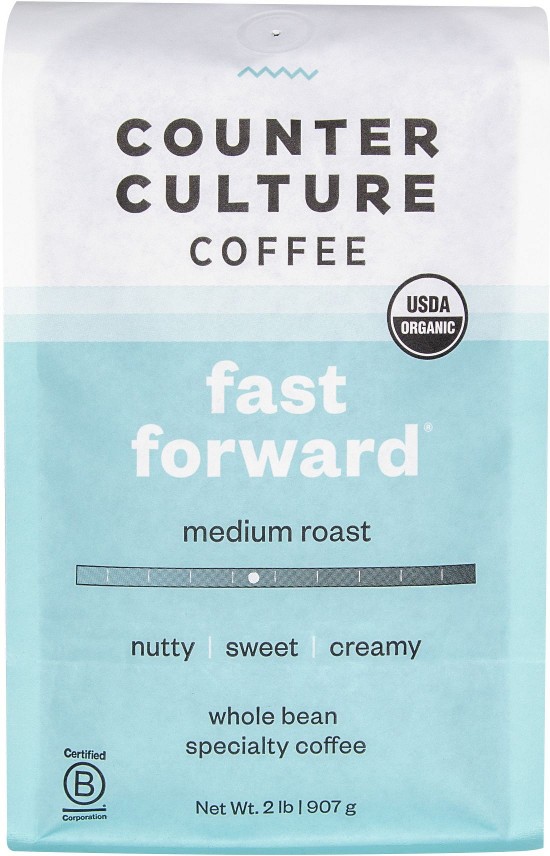 Fast Forward. Whole Bean, Medium Roast, 32 oz.