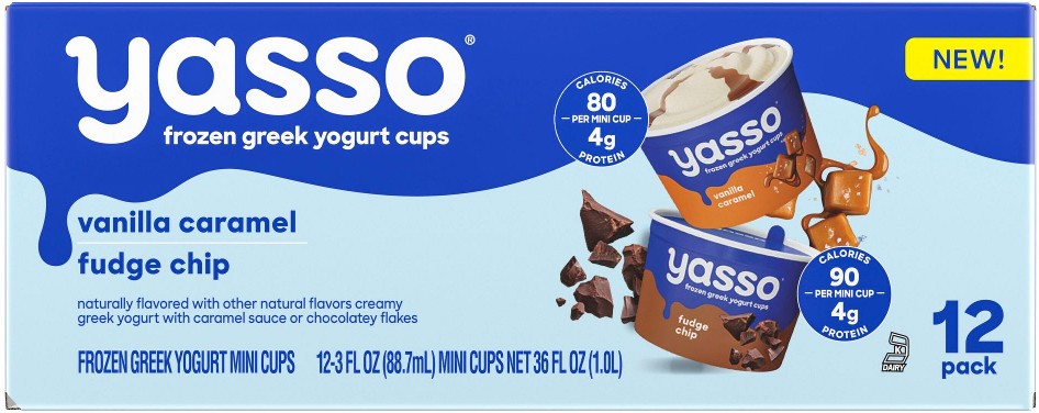 Ice Cream Chocolate Caramel Cups, Fudge Chip, Vanilla Caramel, 12 ct.