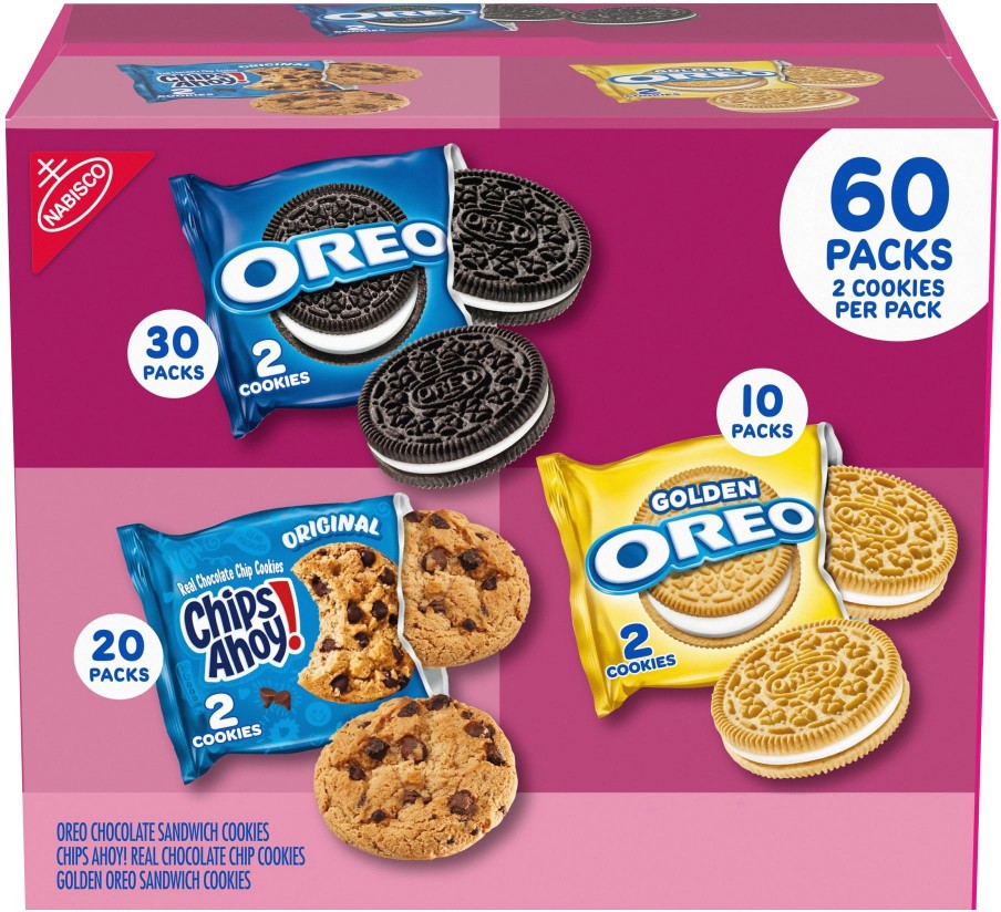 Sweet Treats Cookie Variety Pack, Oreo & Chips Ahoy, 60 pk.