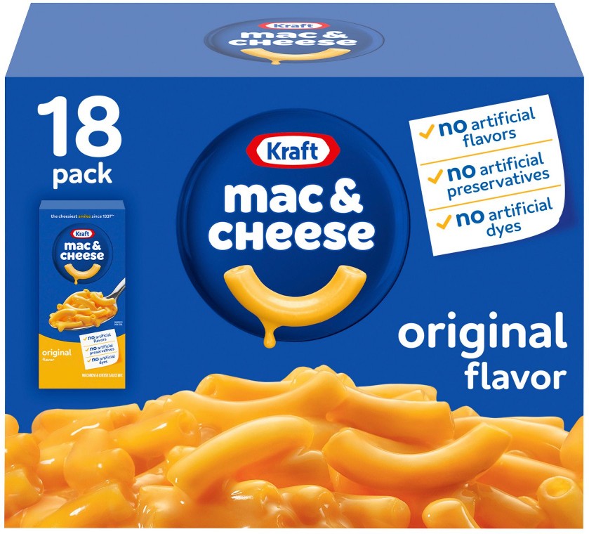 Original Mac & Cheese Macaroni and Cheese Dinner, 18 ct./7.25 oz.