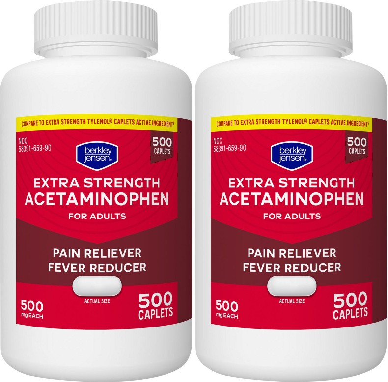 Extra Strength Acetaminophen Caplets, 1000 ct.