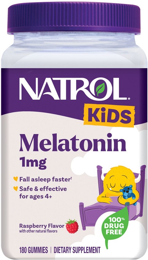 Kids Melatonin Sleep Aid Gummies, 180 ct./1 mg - Berry Flavored