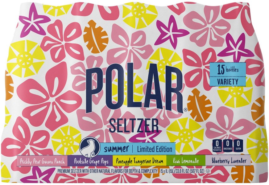 Summer Seasonal Seltzer, Variety Pack, 15 pk./1L