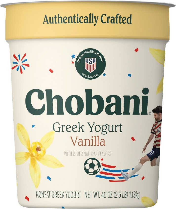 0% Vanilla Blended Greek Yogurt, 40 oz.
