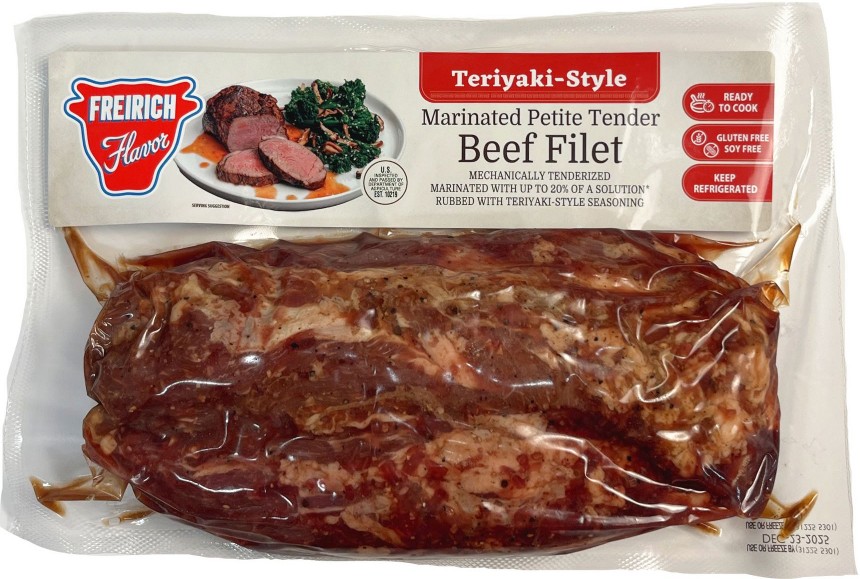 Petite Tender Fillet, Beef, Teriyaki-Style, 2-2.75 lbs.