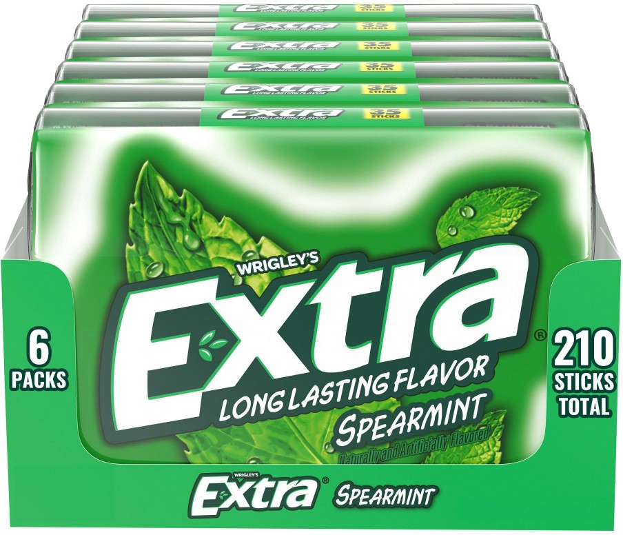 Spearmint Sugarfree Gum, 6 pk.