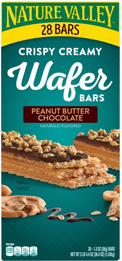 Crispy Wafer Bar, Peanut Butter Chocolate, 28 ct./1.3 oz.