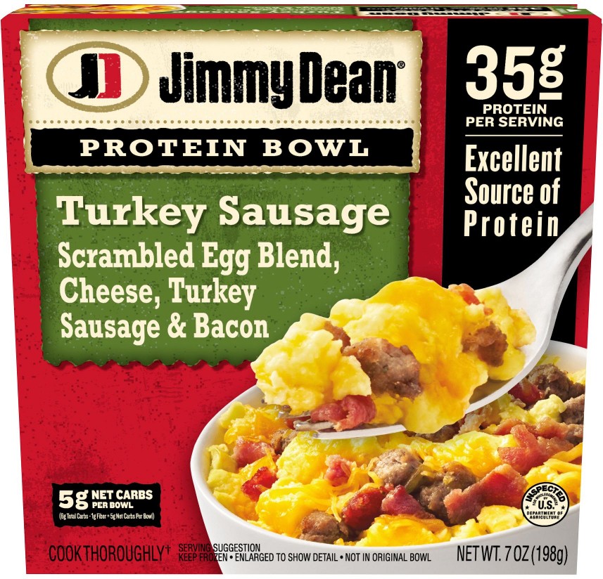 Protein Bowl Scrambled Egg, Cheese, Turkey Sausage, & Bacon, 4 pk./7 oz.