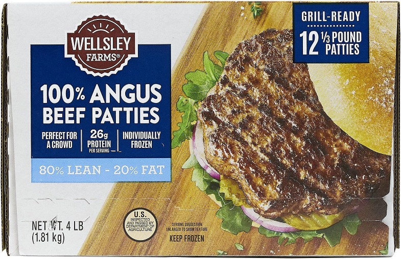 100% Angus Beef Patties, 12 pk./5.3 oz.