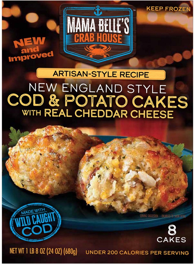 New England Style Cod & Potato Cakes, 8 ct./3 oz.