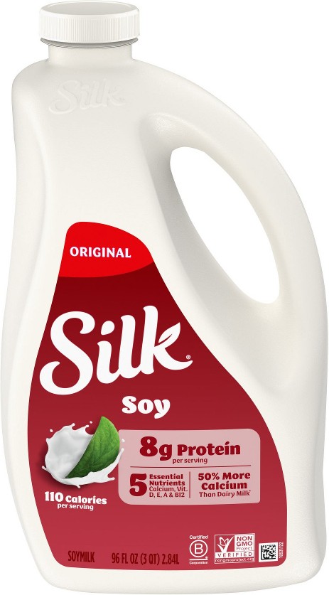 Soy Milk Original, Dairy Free, Gluten Free, Vegan Plant Based Milk, 96 fl. oz.