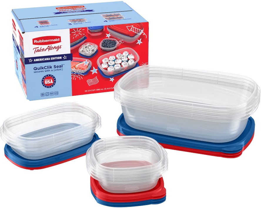 TakeAlongs Special-Edition Americana 22-Pc. Food Storage Container Set