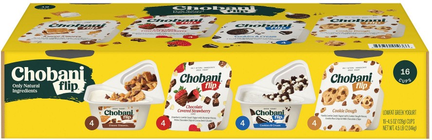 Flip Greek Yogurt Variety Pack, 16 pk./4.5 fl. oz.