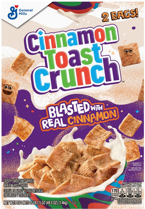 Cinnamon Toast Crunch Cereal, 49.5 oz.