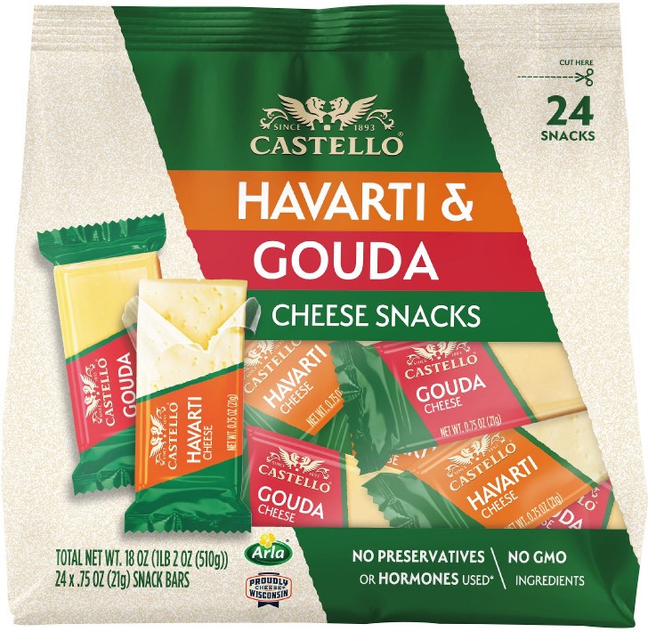 Havarti & Gouda Snack Cheese, 24 ct.