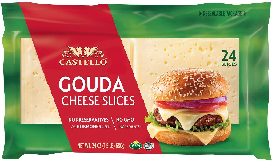 Dofino Gouda Cheese Slices, 24 oz.