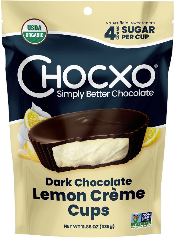 Dark Milk Chocolate Lemon Creme Cups, 24 ct.
