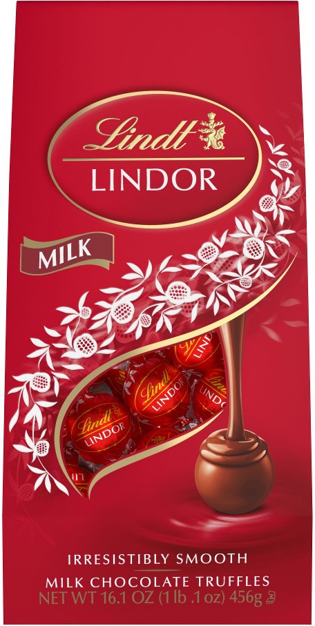 Lindor Milk Chocolate Candy Truffles, 16.1 oz.