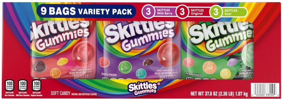 Gummies Gummy Candy Variety Pack, Bulk Box, 9 ct.
