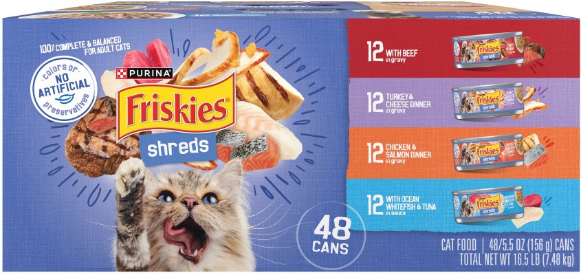 Shreds in Gravy Variety Pack, 48 ct.
