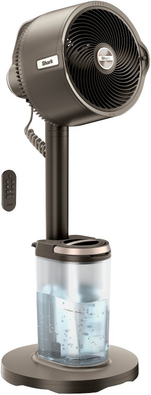 FlexBreeze Pro Mist Indoor Outdoor Pedestal and Table Fan With Water Tank
