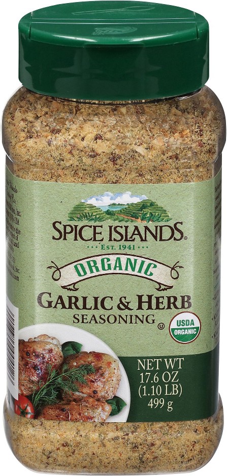 Organic Garlic & Herb Seasoning 17.6 oz.