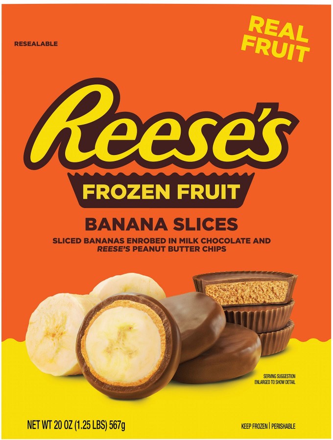 Banana Slices with Peanut Butter & Milk Chocolate, 20 oz.