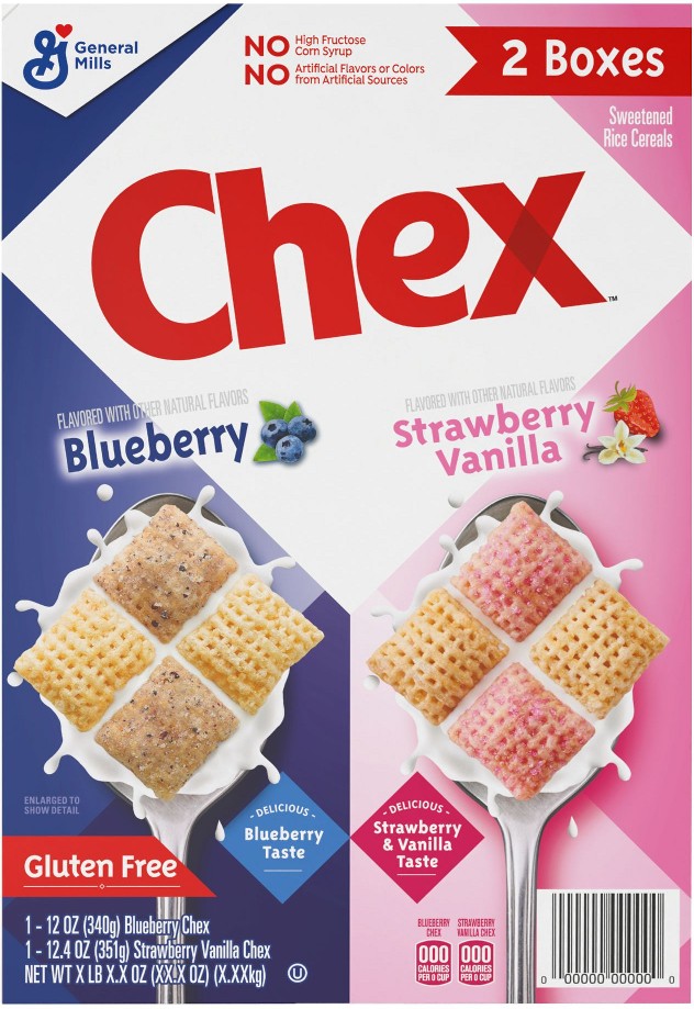 Blueberry Rice Cereal, 12 oz. + Strawberry Vanilla Rice Cereal, 12.4 oz.