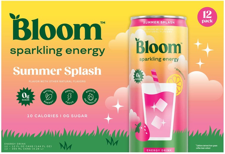 Summer Splash Sparkling Energy Drink, Cans, 12 pk./12 fl. oz.