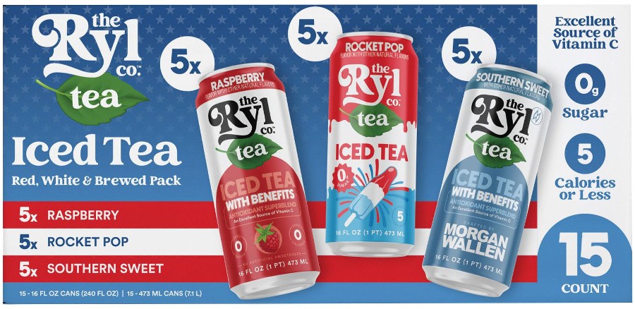 Iced Tea, Red, White & Brewed Variety Pack, 15 pk./16 fl. oz.