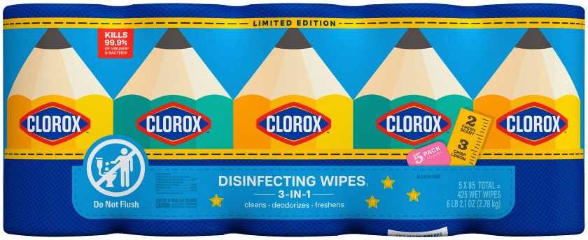 Disinfecting Wipes Value Pack, 85 ct. each/Pack of 5