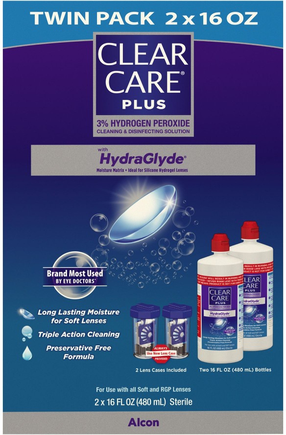 Plus Contact Lens Solution, 2 pk./16 oz.