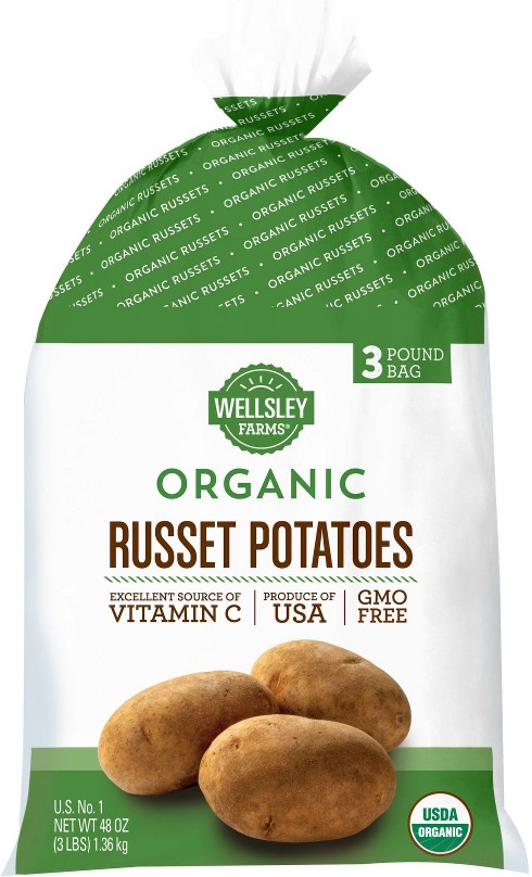 Organic Russet Potatoes, 3 lbs.
