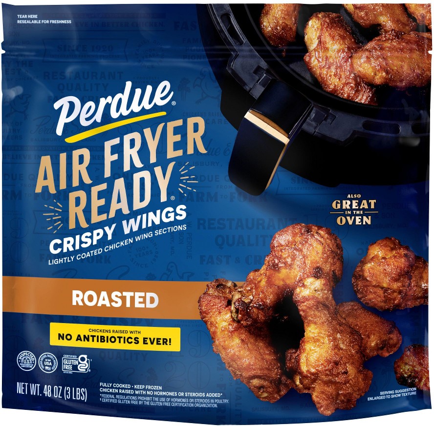 Air Fryer Ready Roasted Crispy Chicken Wings, 3 lbs.