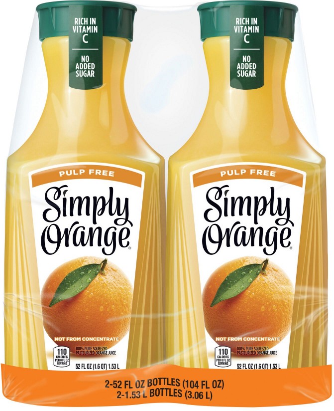 Orange Pulp-Free Orange Juice, 2 pk./46 fl. oz.