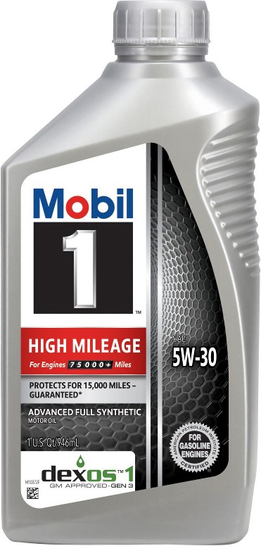High Mileage Full Synthetic Motor Oil 5W-30, 6 pk./1 qt.