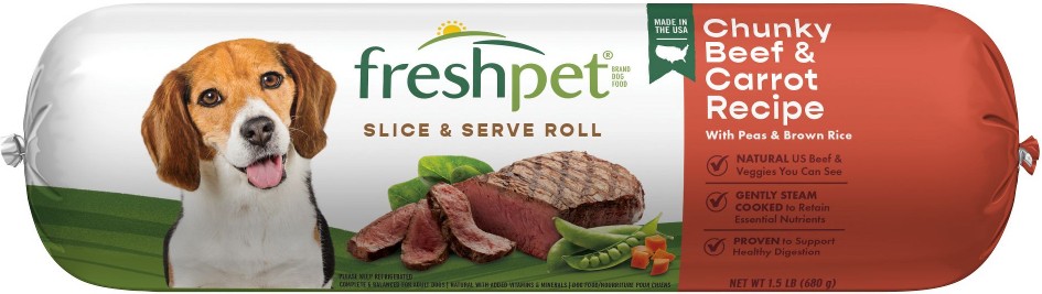 Healthy & Natural Dog Food - Fresh Beef Roll, 1.5 lb.