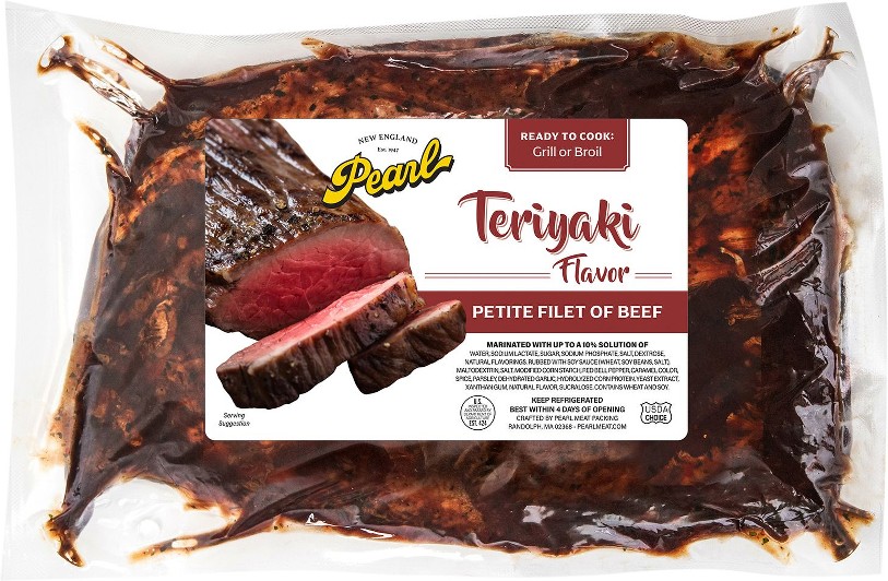 Teriyaki Flavor Marinated Petite Filet of Beef, 1.75-2.25 lbs.
