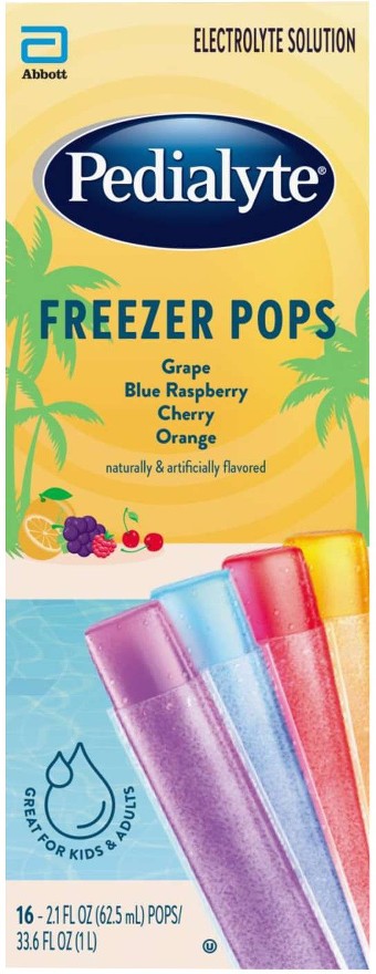 Electrolyte Solution Freezer Pop Variety Pack, 64 ct.