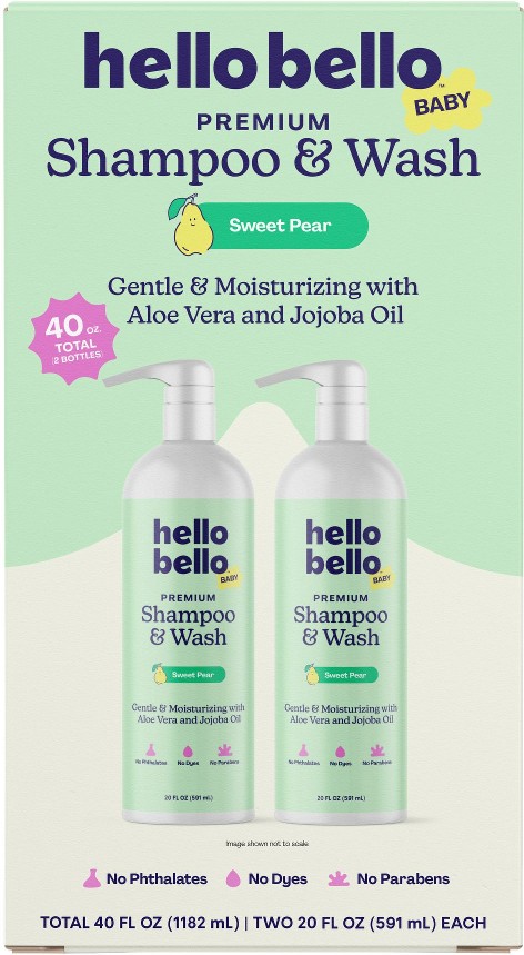 Baby Shampoo & Wash - Sweet Pear, 2 pk./ 20 oz.