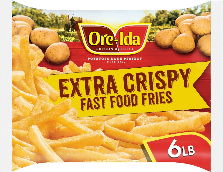 Extra Crispy Fast Food French Fries, 6 lbs