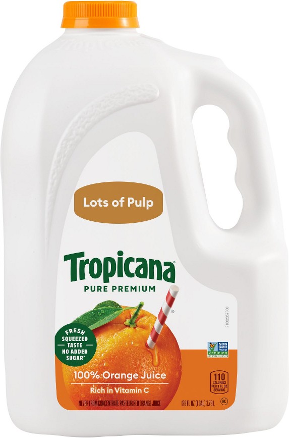 Pure Premium Grovestand Orange Juice, 128 fl. oz.
