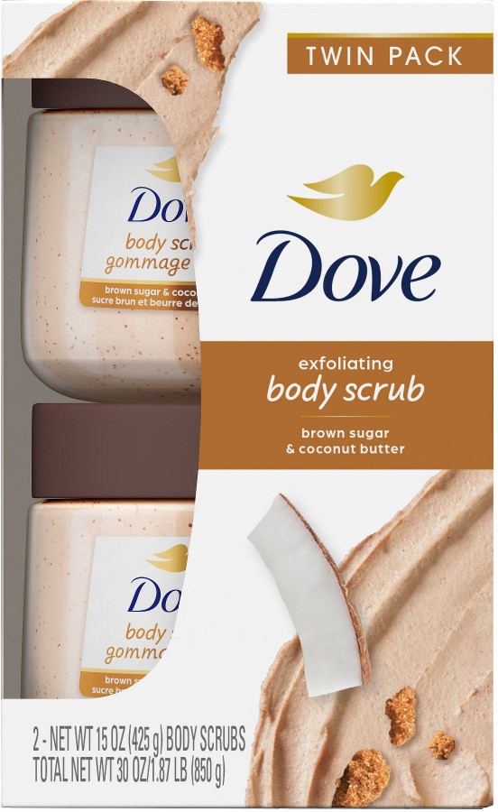 Brown Sugar and Coconut Butter Exfoliating Body Scrub, 2 pk./15 oz.