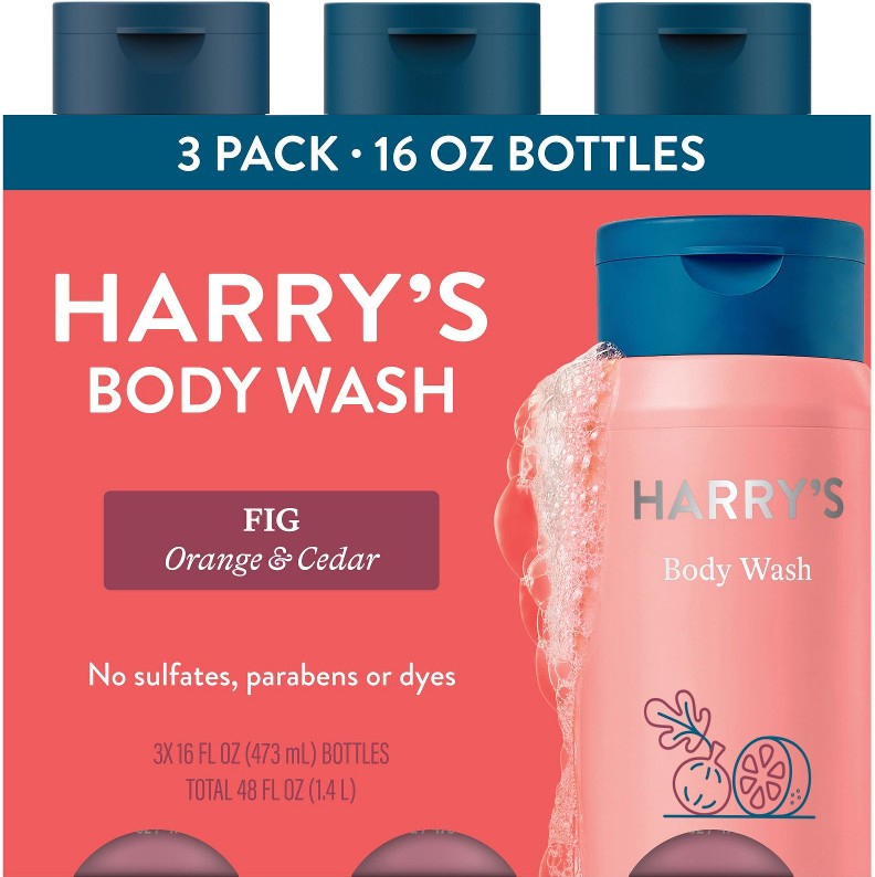 Body Wash, Fig Scent, Triple Pack, 3 pk./16 oz.