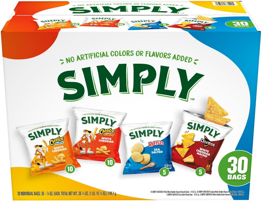 Simply Snacks and Chips Variety Pack, 30 ct./0.875 oz.